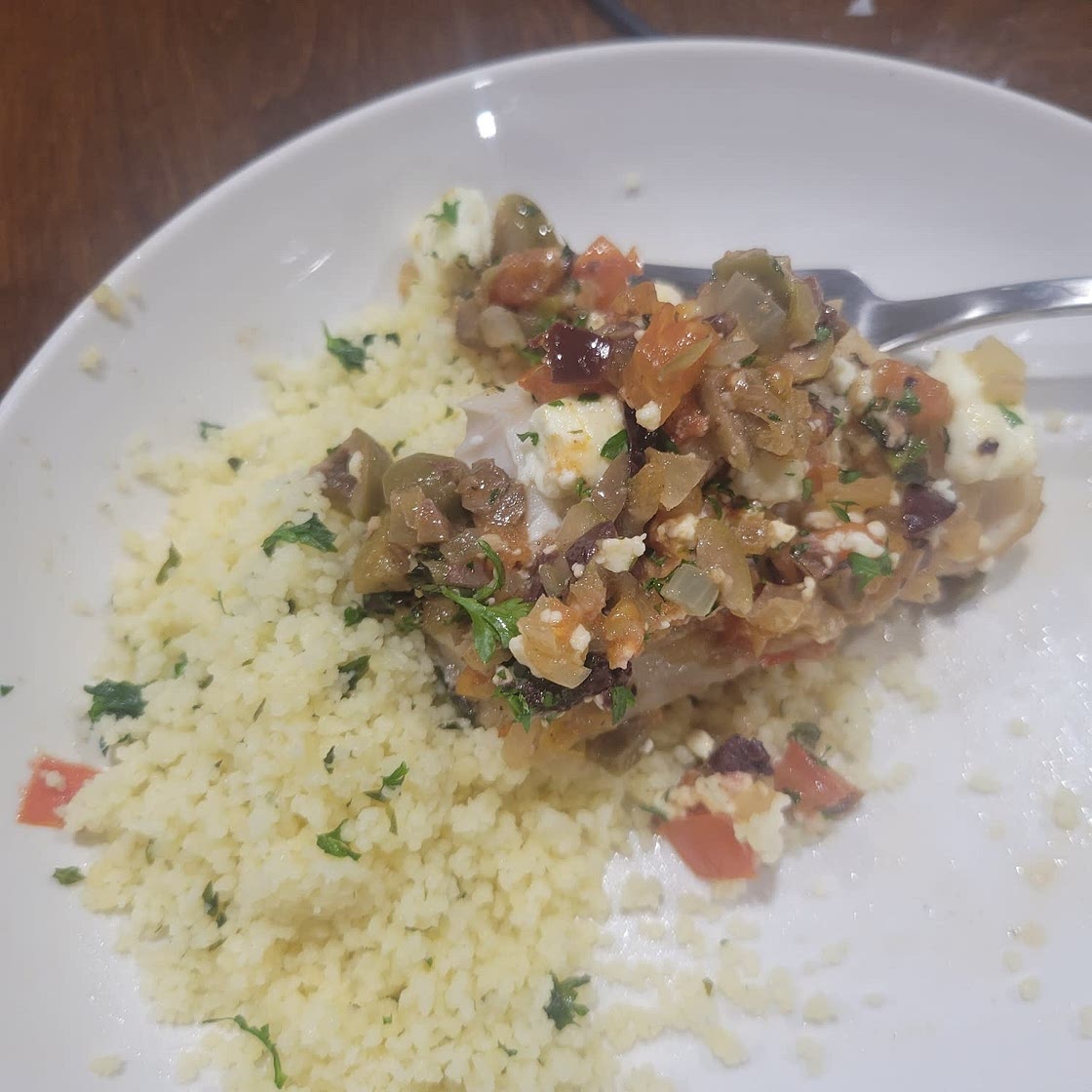Mediterranean Baked Cod
