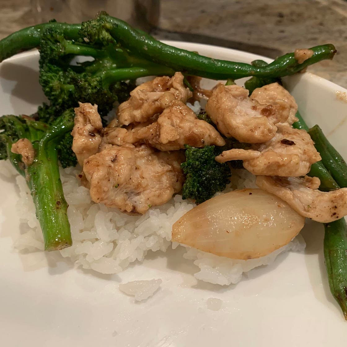 Chicken Stir Fry with Rice