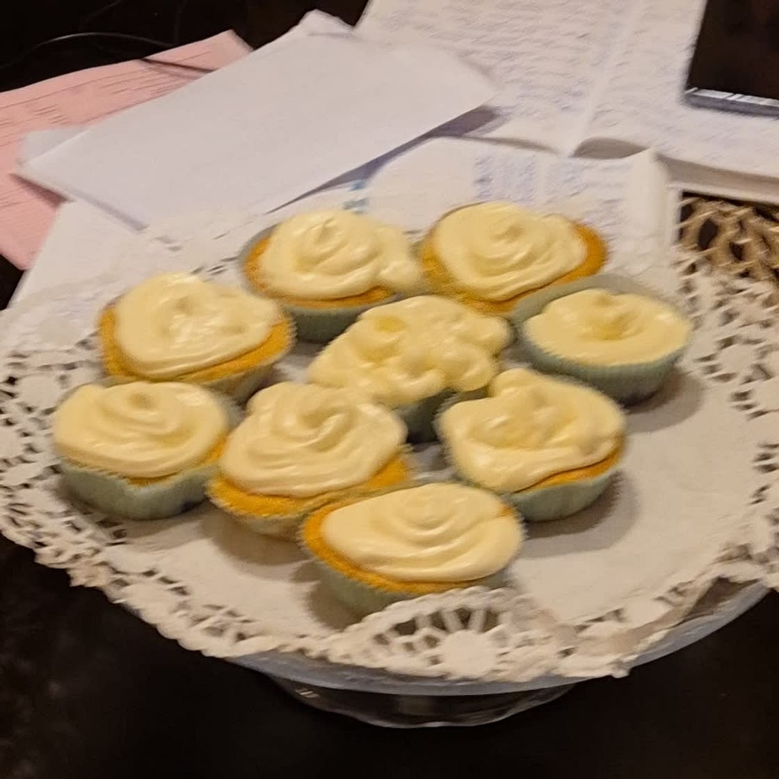 Blueberry lemon cupcakes 🫐🍋
