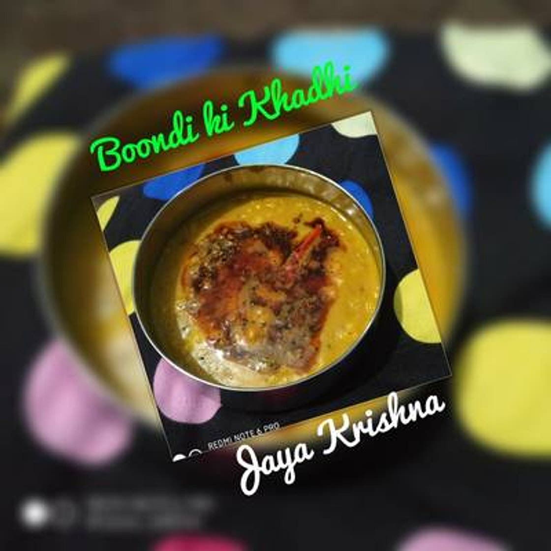 बूंदी की पंजाबी कढ़ी (Boondi ki punjabi kadhi recipe in hindi)