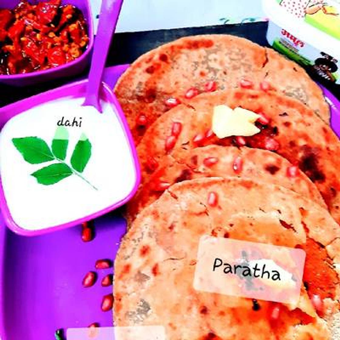 दही का स्टफ पराठा (Dahi Ka Stuff Paratha recipe in Hindi)