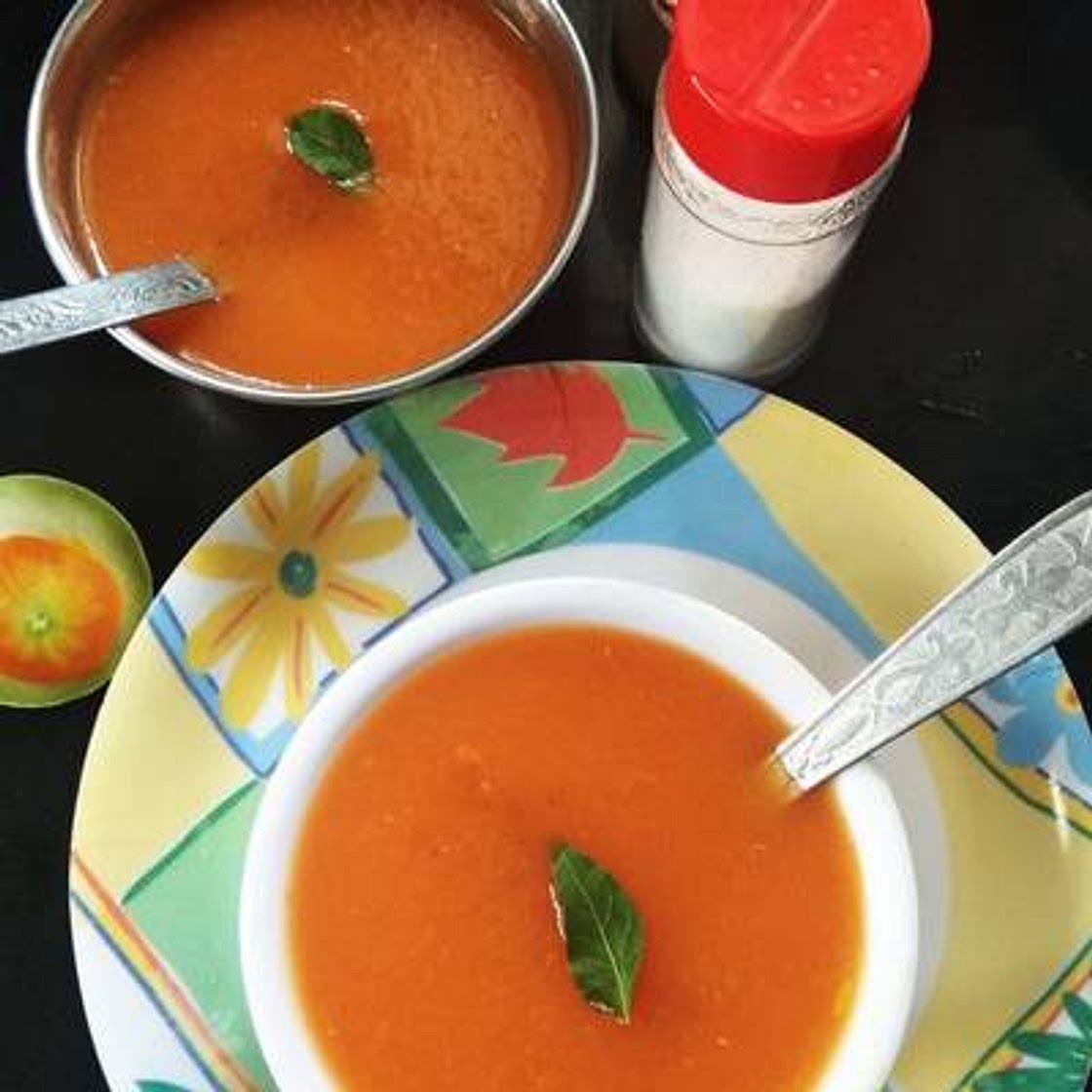 लौकी टमाटर का सूप (lauki tamatar soup recipe in hindi)