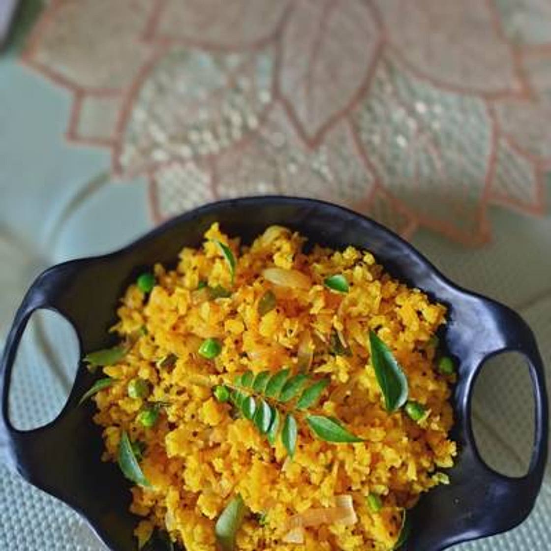 पोहा उपमा (poha upma recipe in hindi)
