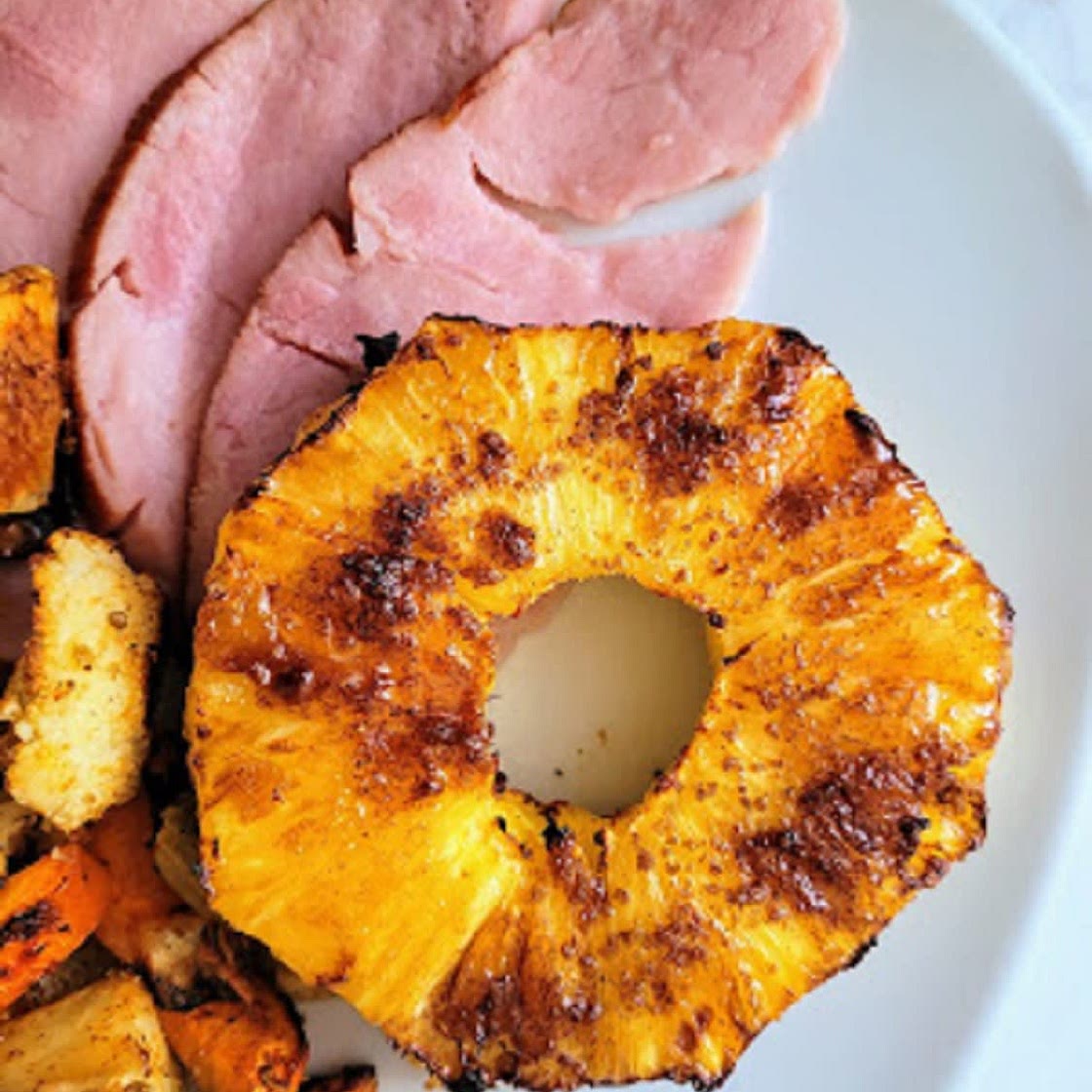 Air Fryer Glazed Pineapple