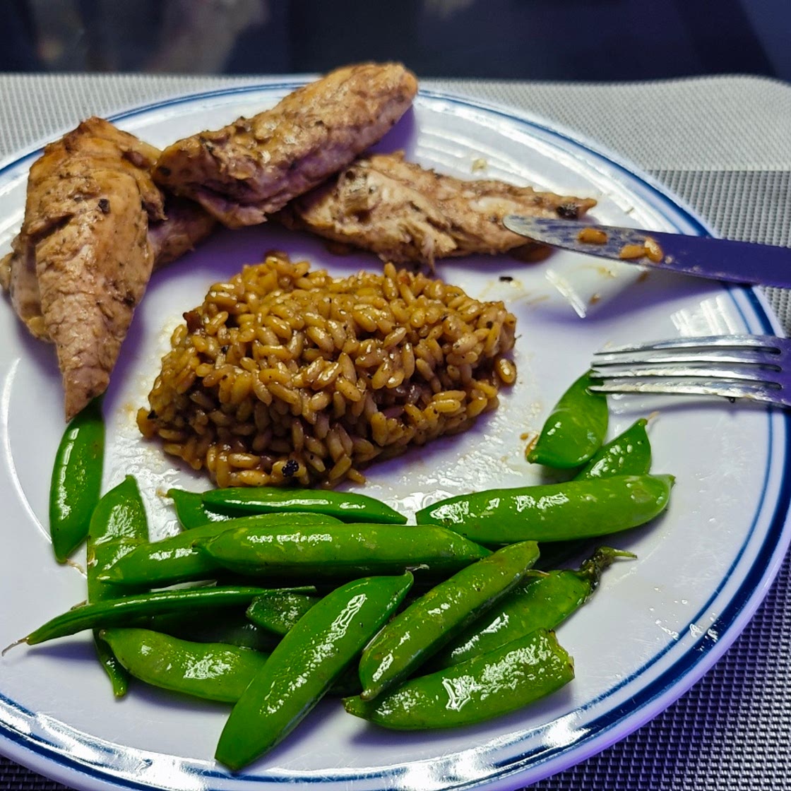 Chicken w/ Risotto & Broccoli