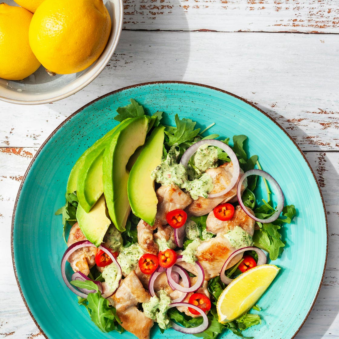 Keto Chicken Salad With Chimichurri - High Protein Recipe - Diet Doctor