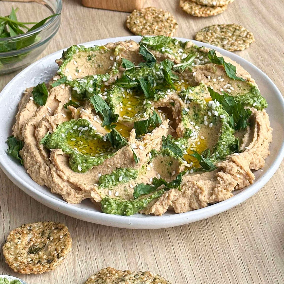 Miso Roasted Cauliflower Dip