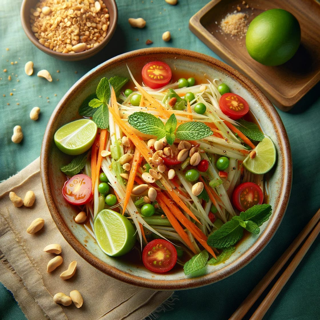 Vegan Thai Papaya Salad