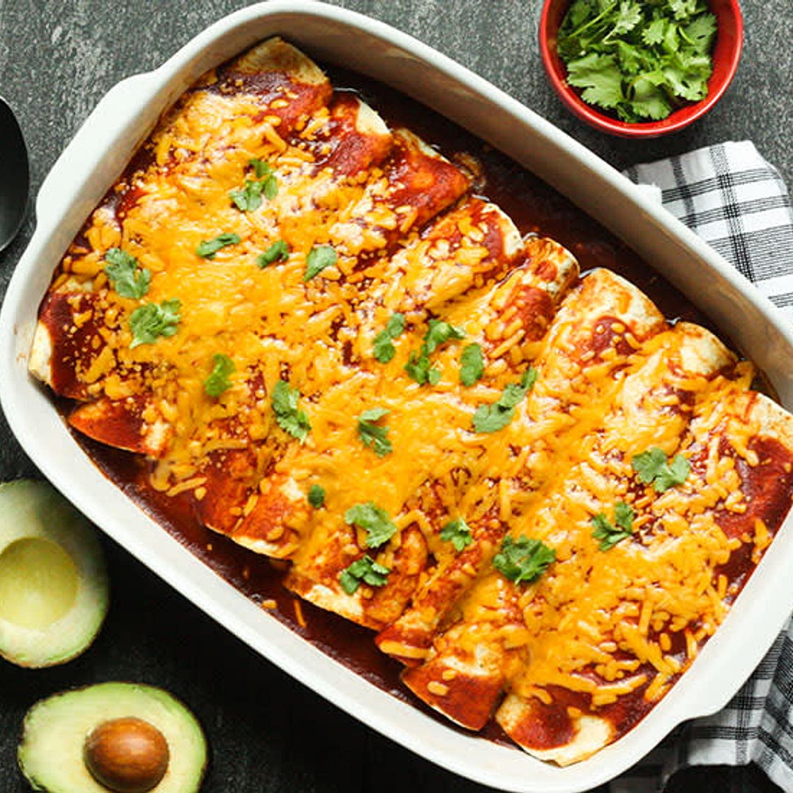 Chicken and Beef Enchiladas