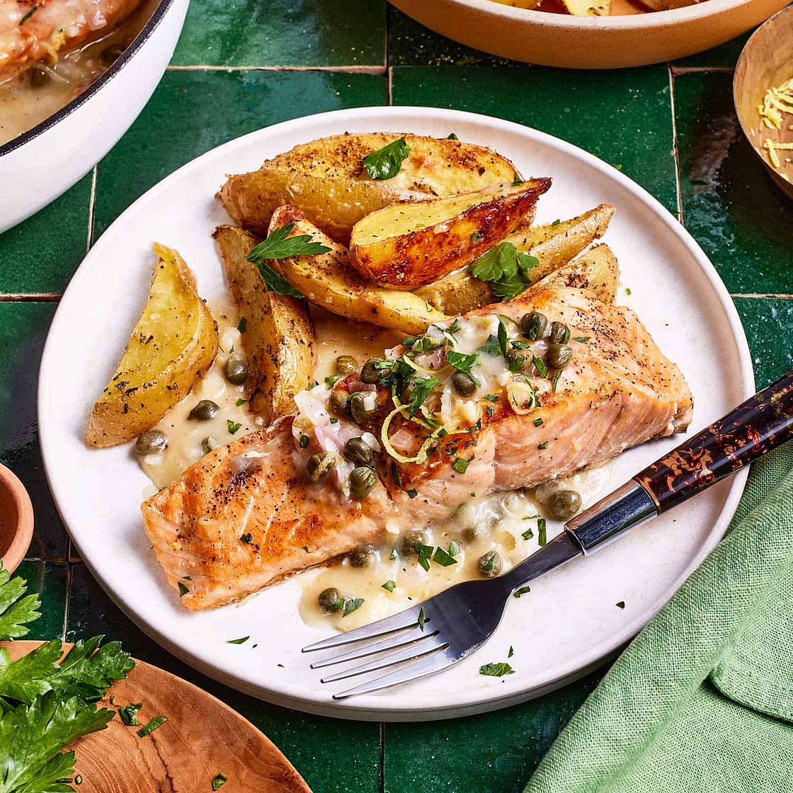 Easy Salmon Piccata