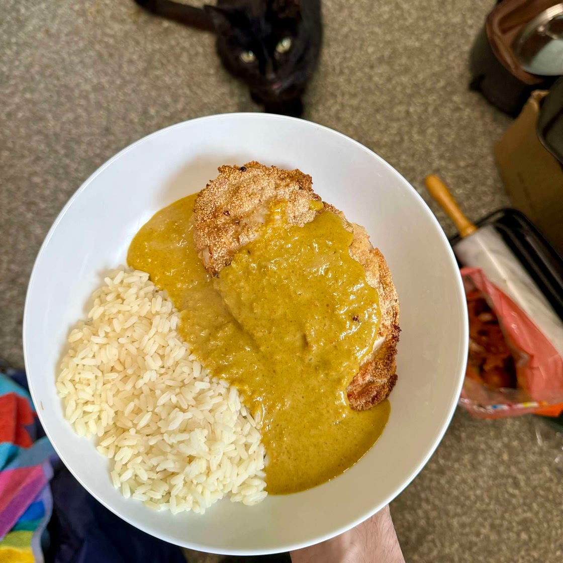 Airfryer Chicken Katsu Curry 