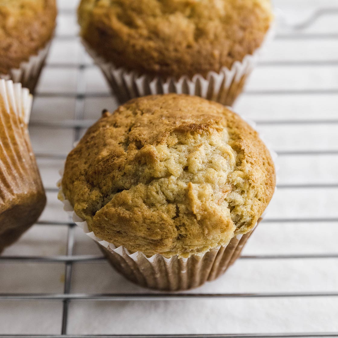 Healthy Banana Carrot Muffins