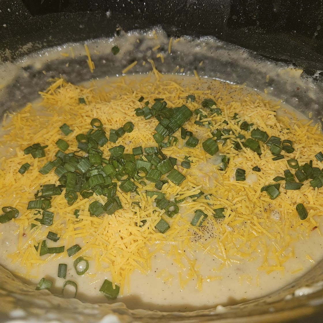 Crockpot Loaded Baked Potato Soup