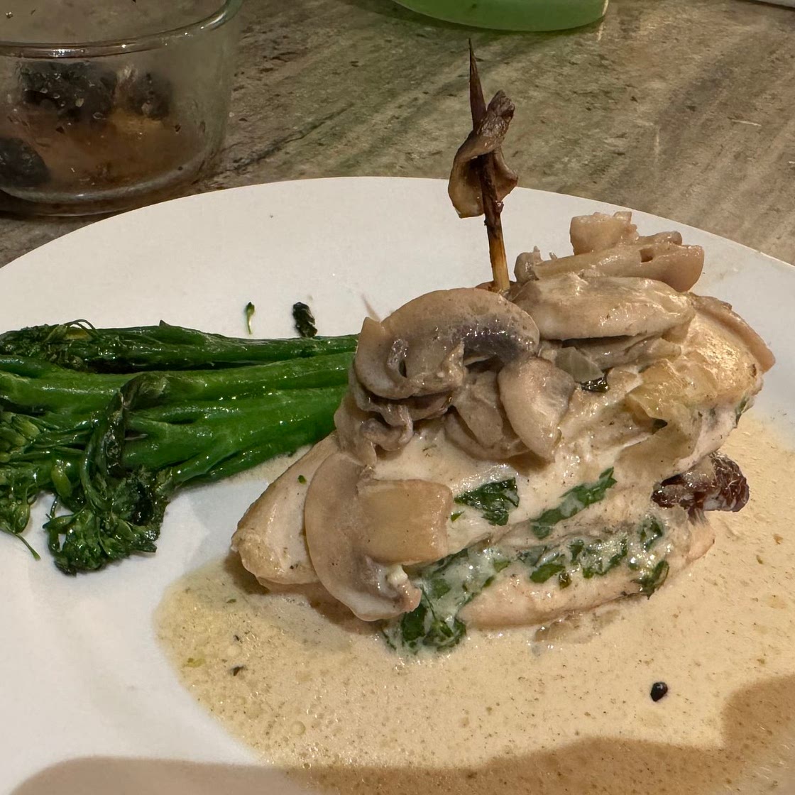 Creamy Stuffed Chicken Marsala 