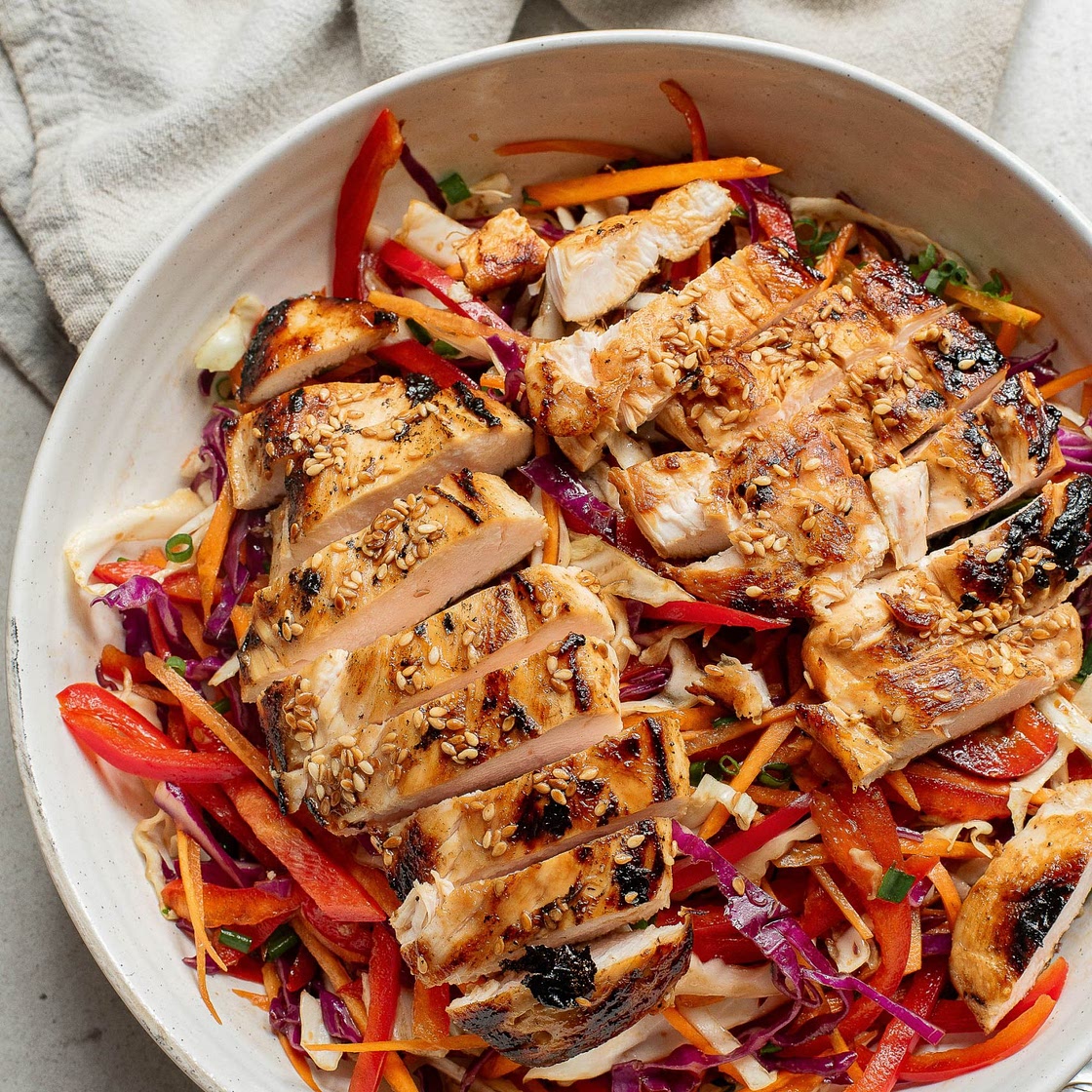 Crunchy Sesame Chicken Salad