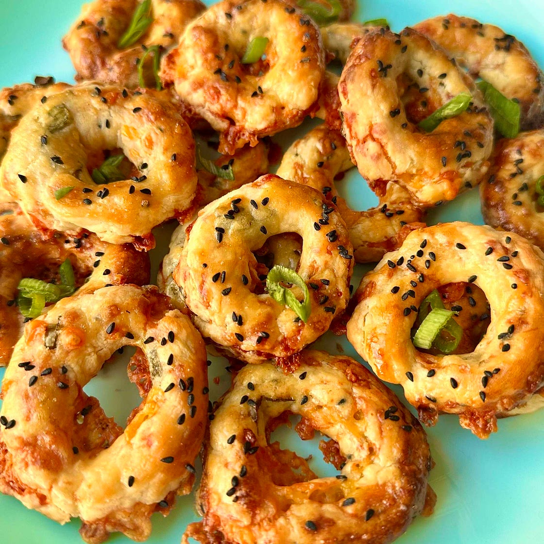Cheese and onion rings 
