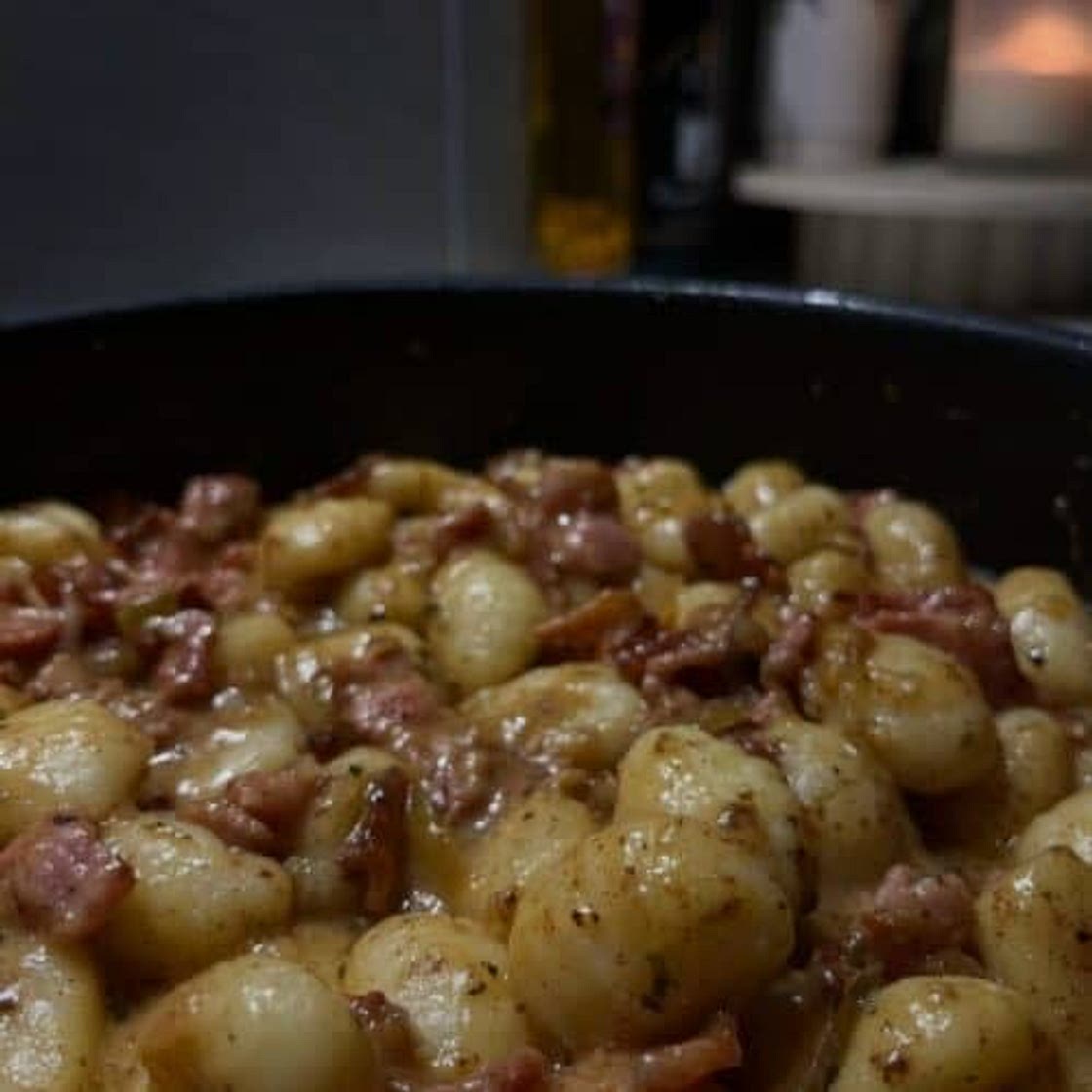 Brie and Bacon Gnocchi