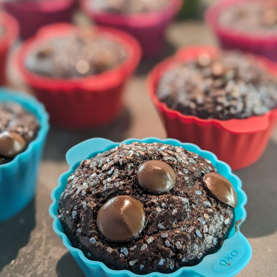 Chocolate Oat Flour Banana Bread