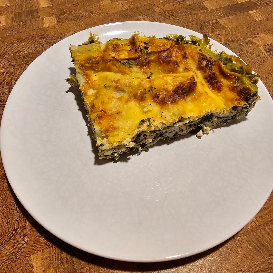 Spinat-Lasagne