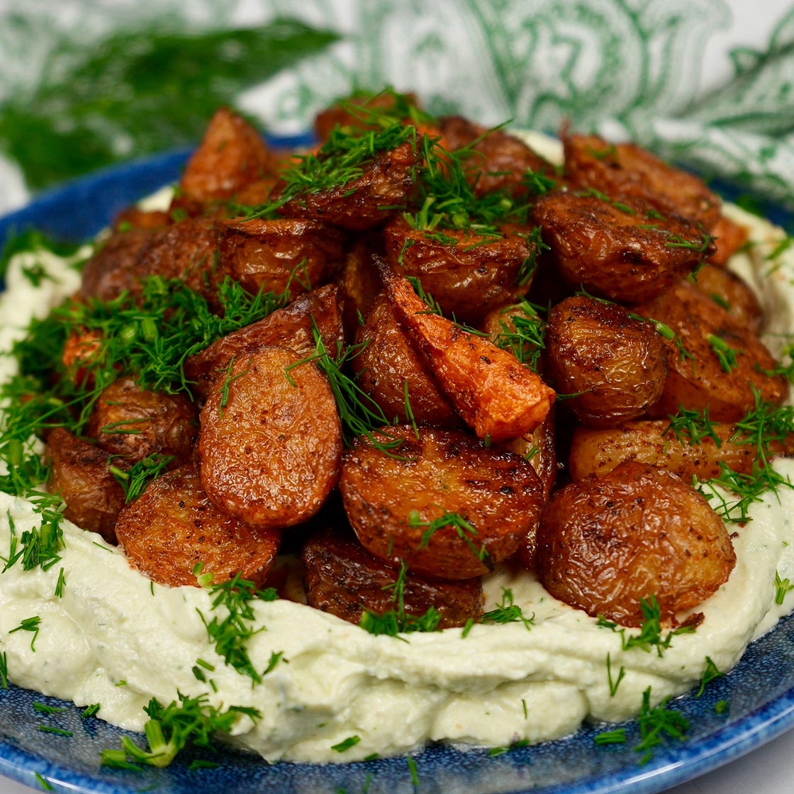 Baby Potatoes with Whipped Feta