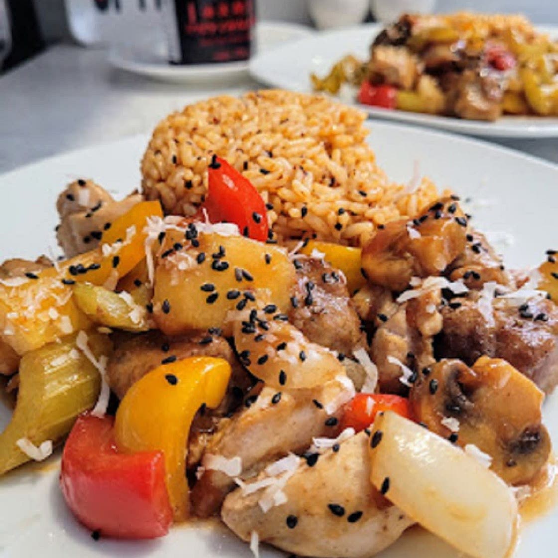 Pineapple Chicken and Sausage