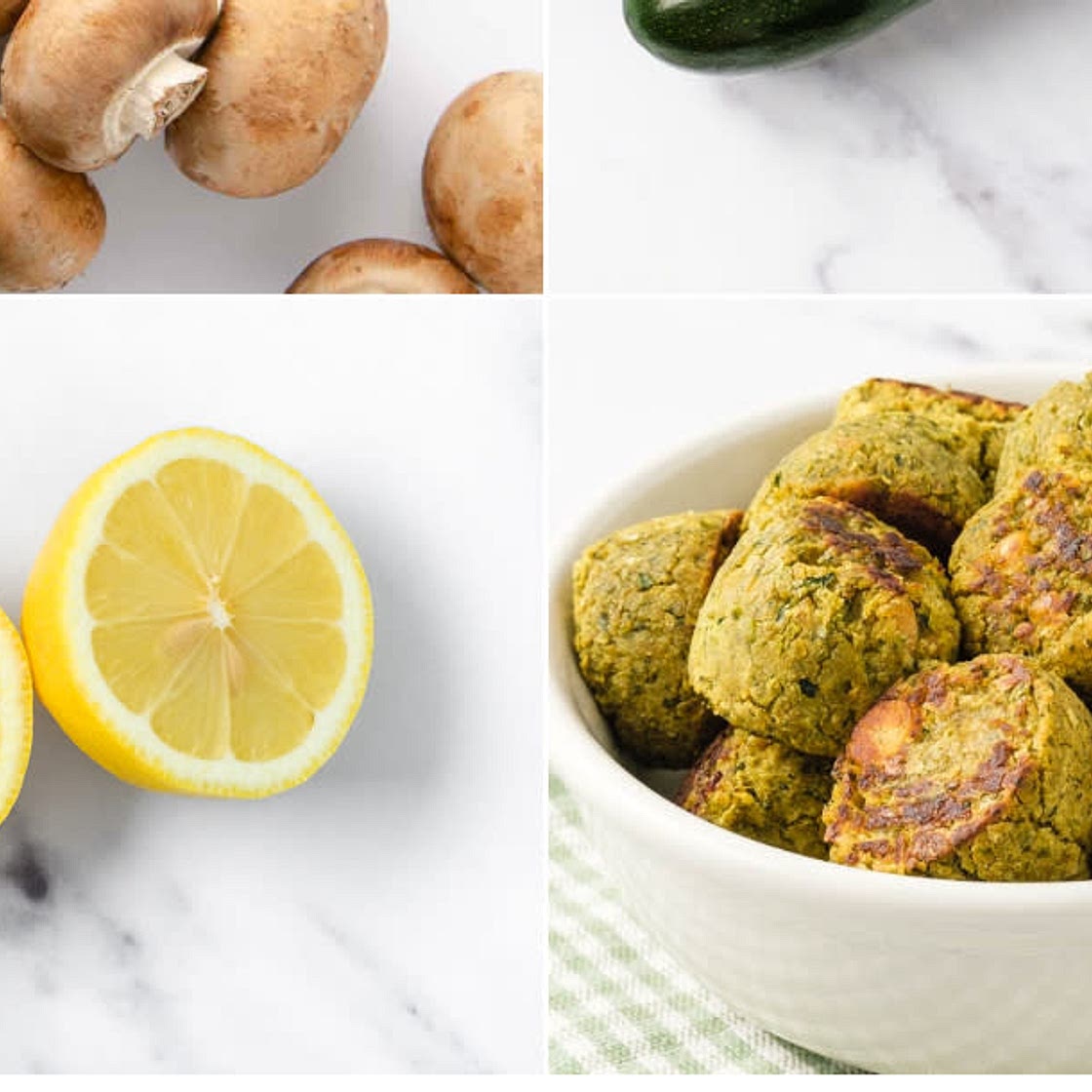 Pesto Veggie Falafel Bowl