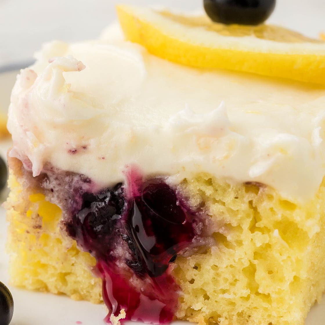 Lemon Blueberry Sheet Cake