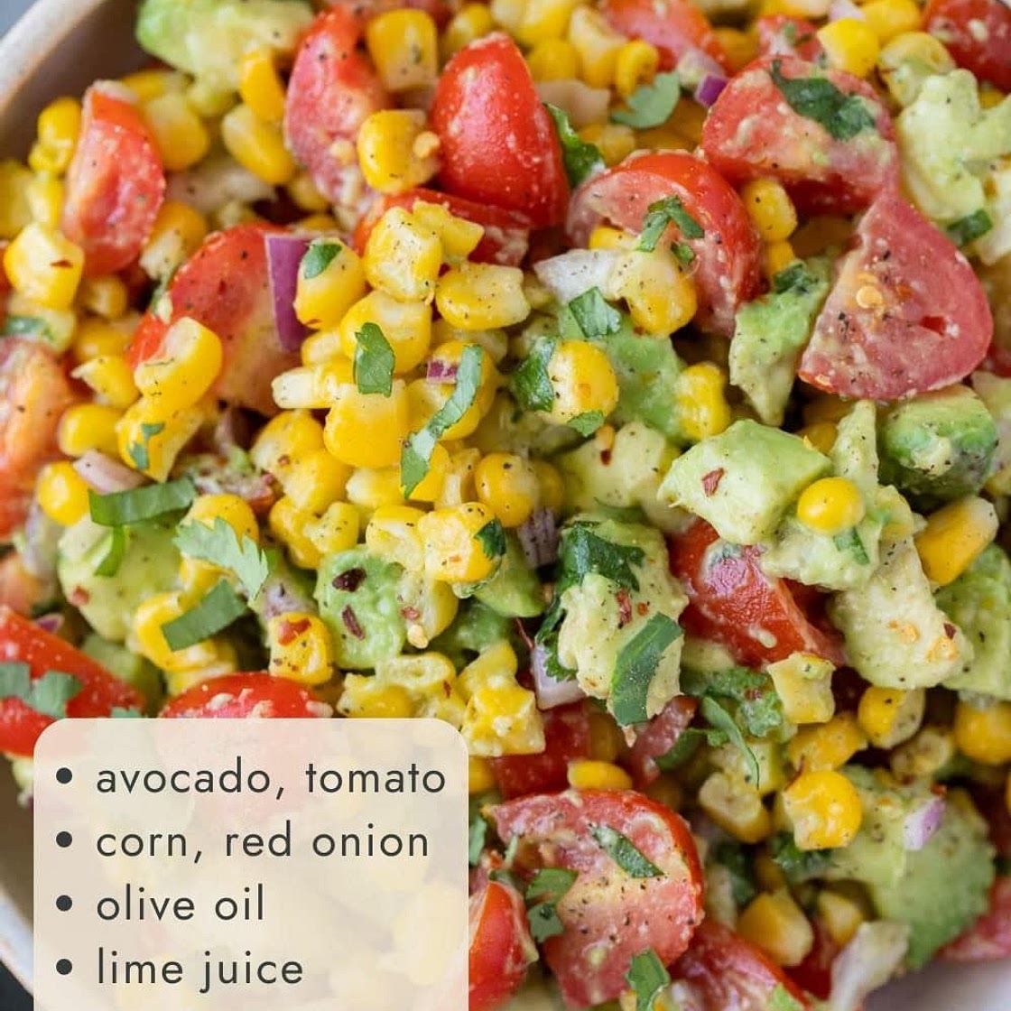 Corn, Tomato, and Avocado Salad