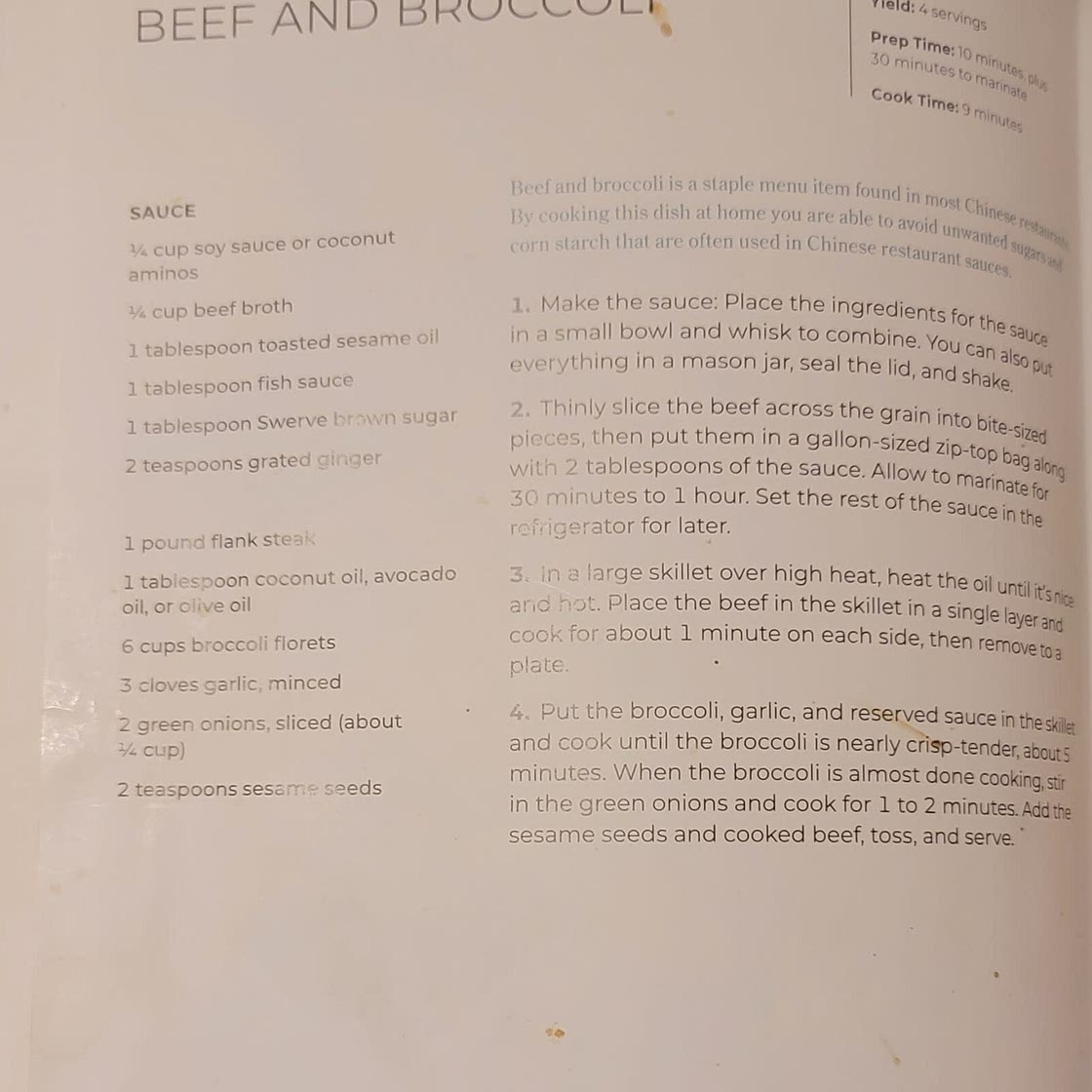 Broccoli Beef