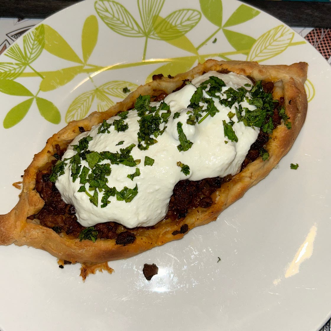 Turkish Lamb Pide