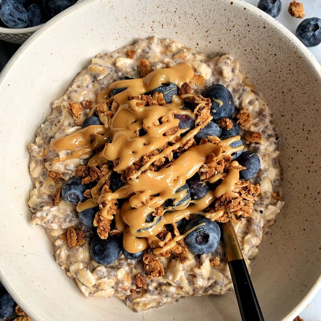 High protein banana oatmeal