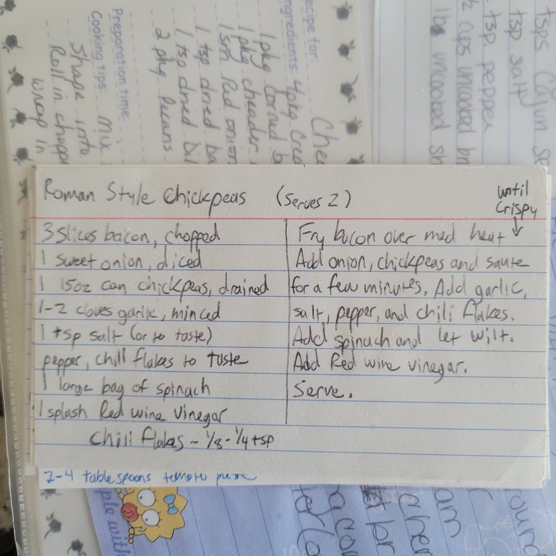 Roman Style Chickpeas