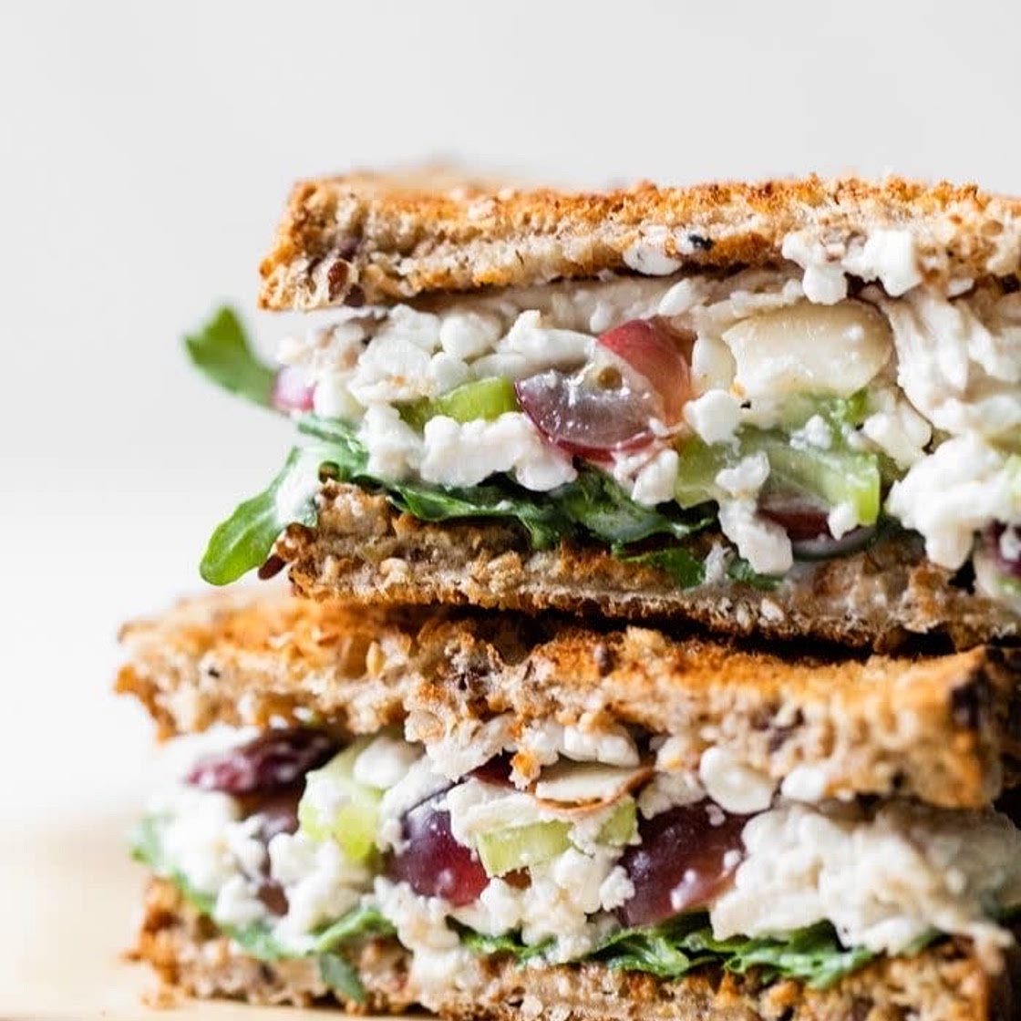 Cottage cheese sandwich 