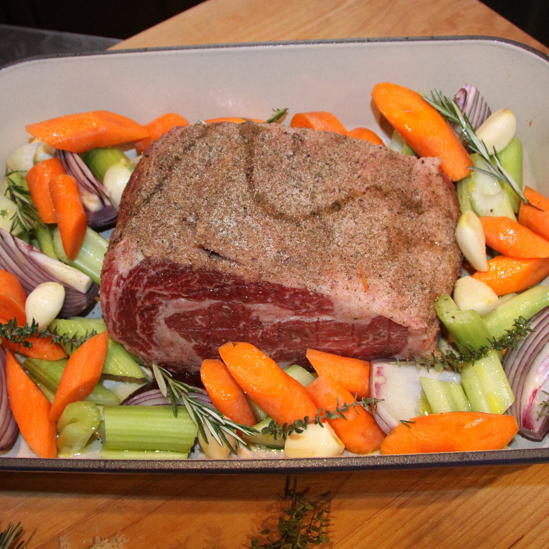 Prime Rib Roast with Vegetables