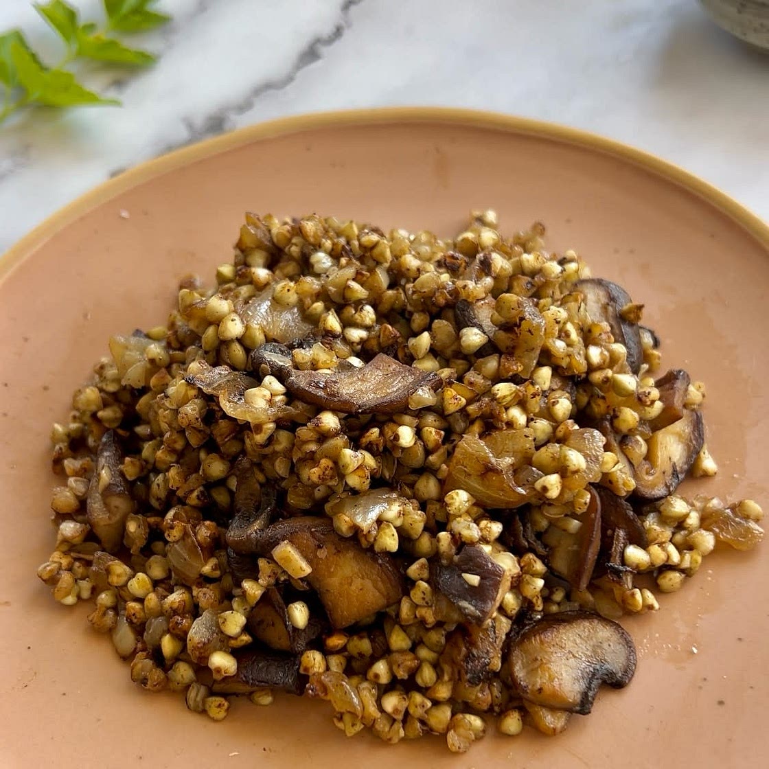 Buckwheat Mushroom Risotto