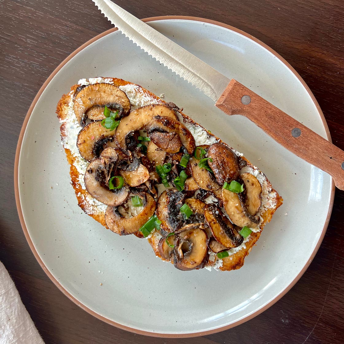 Miso Mushroom Toast