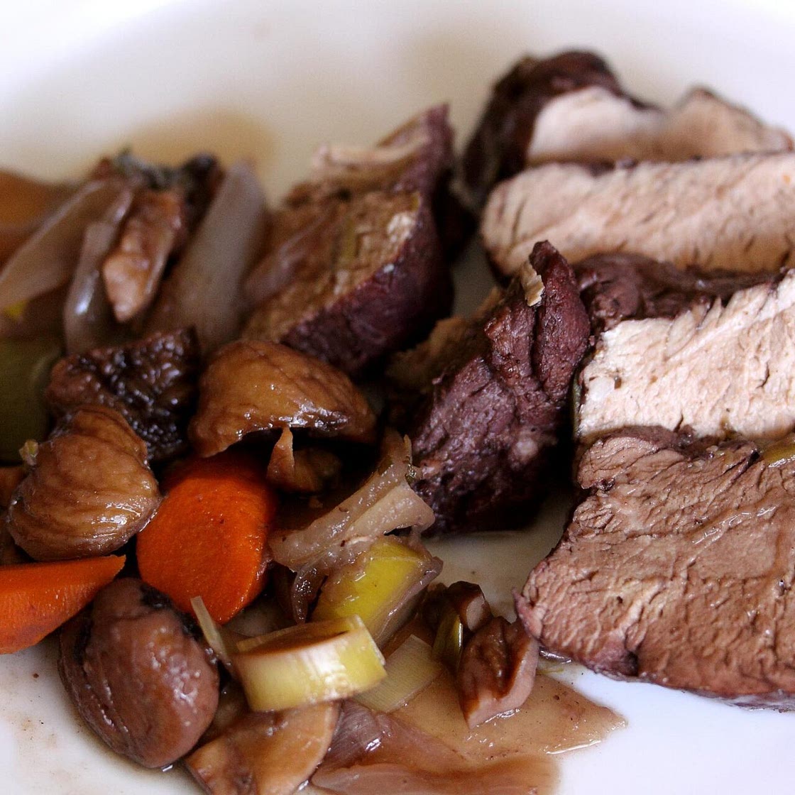 Pork Tenderloin With Chestnuts