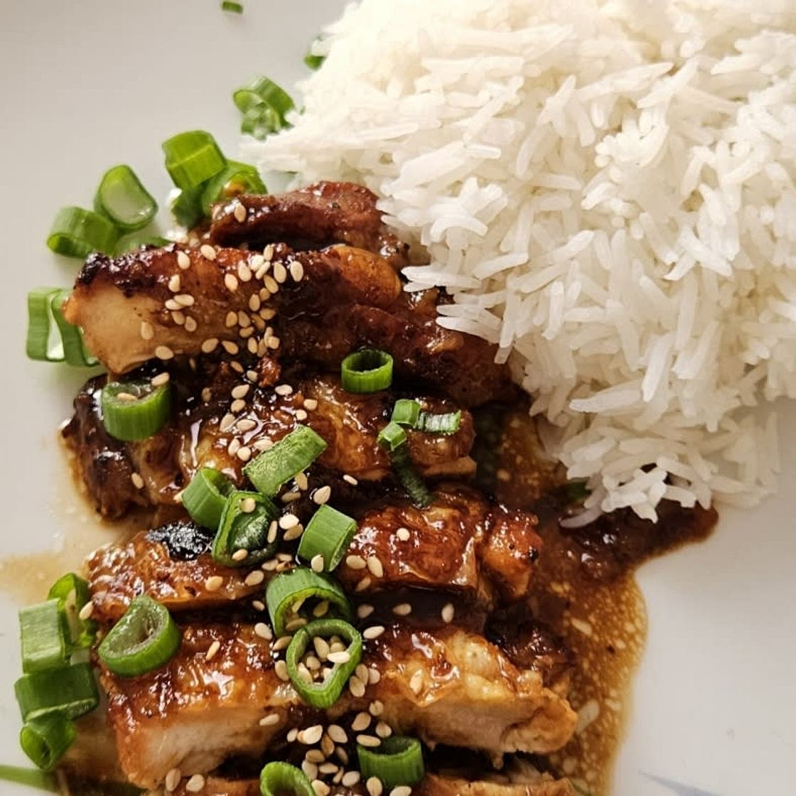 Lemon Honey Teriyaki Chicken Thighs