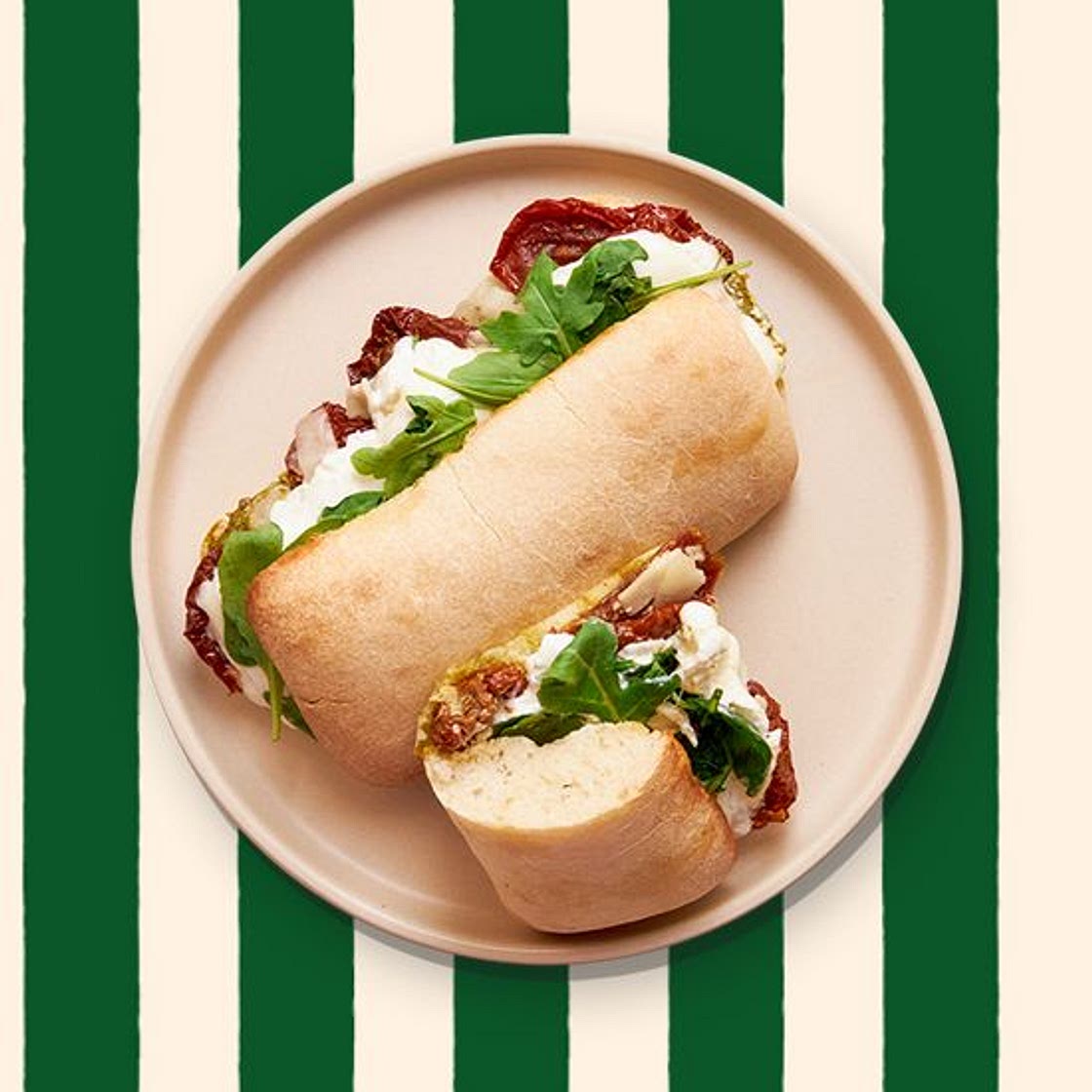 Panini tomates séchées & burrata