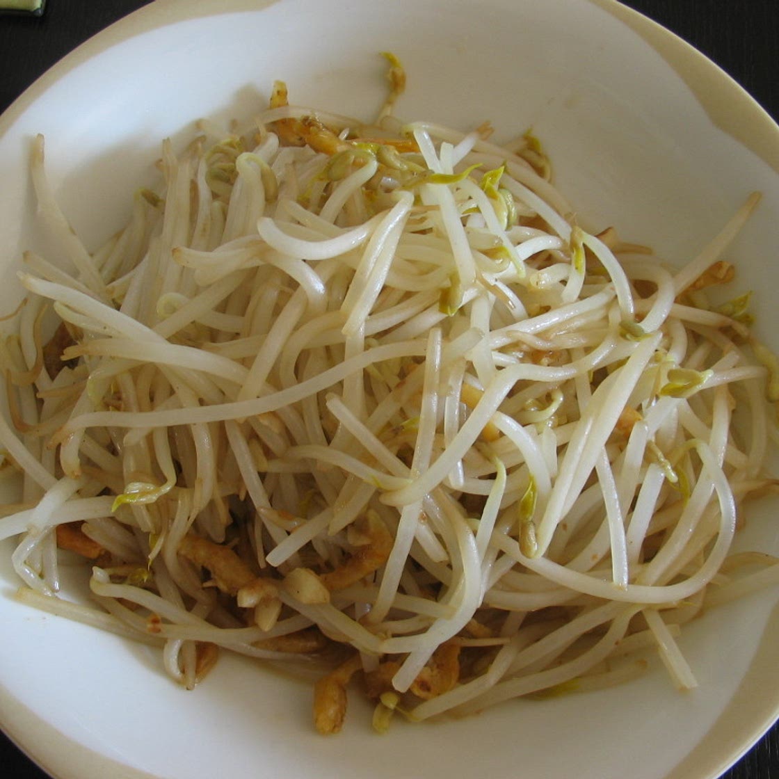 Stir Fry Bean Sprout with Dried Shrimps