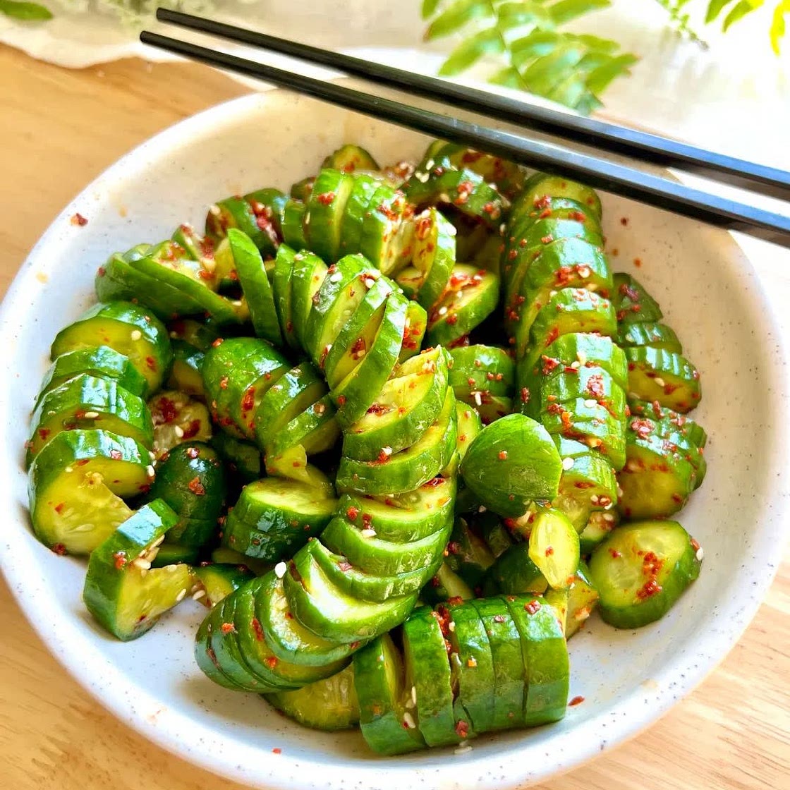 Spicy Asian Cucumber Salad