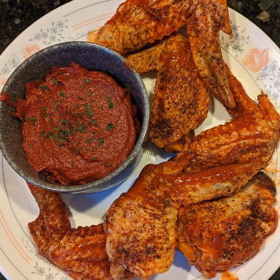 Gluten Free Baked Buffalo Wings