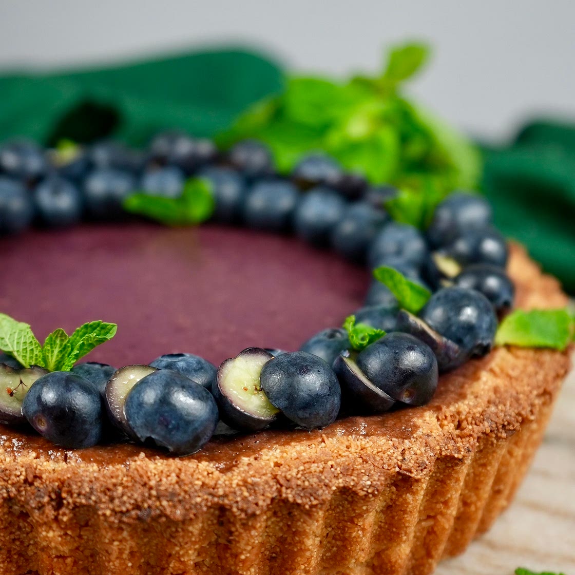 Berry Semolina Tart