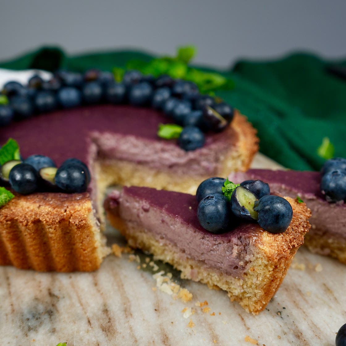 Berry Semolina Tart