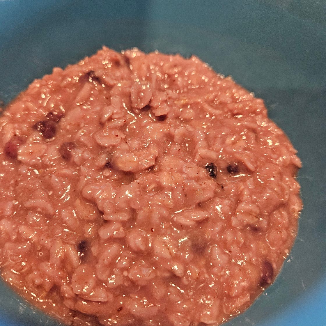 Lemony blueberry oatmeal