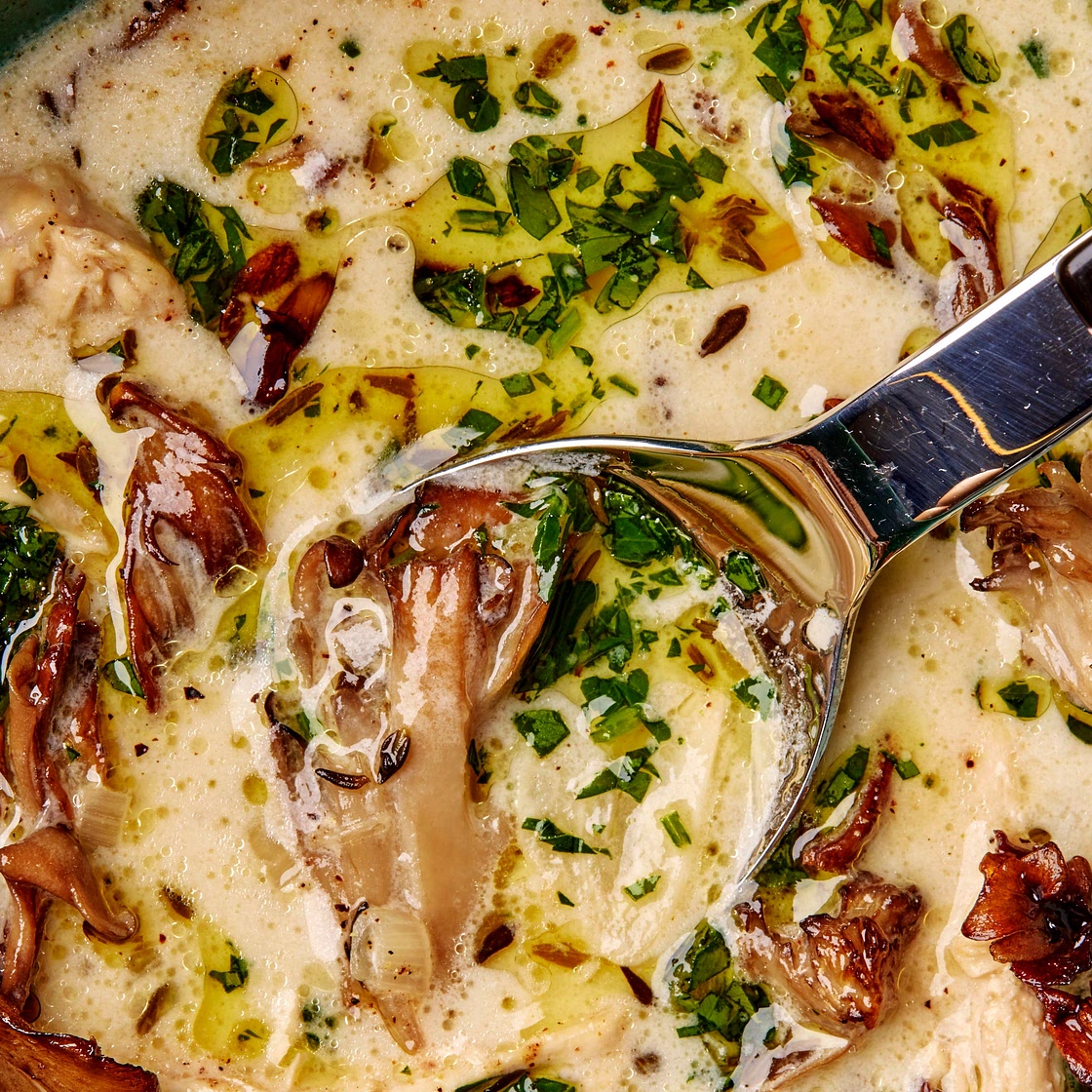 Creamy Chicken and Mushroom Soup