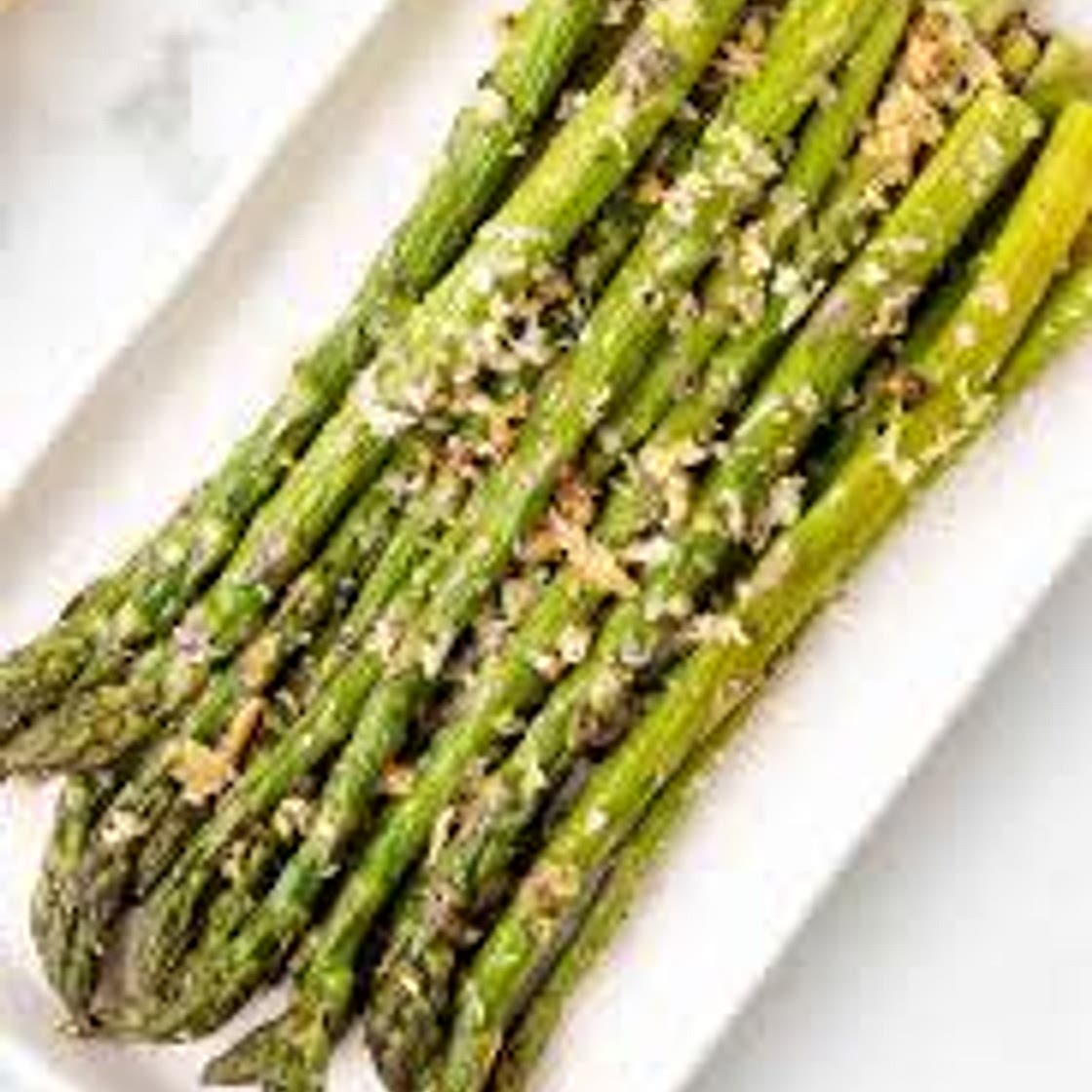 Parmesan Roasted Asparagus with Tomatoes and Balsamic