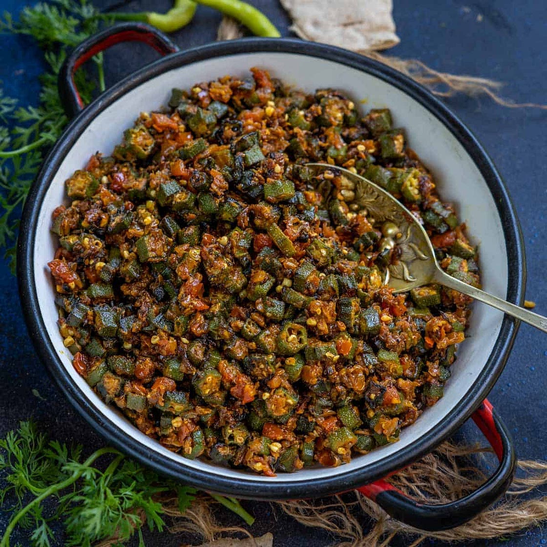 Bhindi Masala Recipe (Indian Okra Stir Fry)