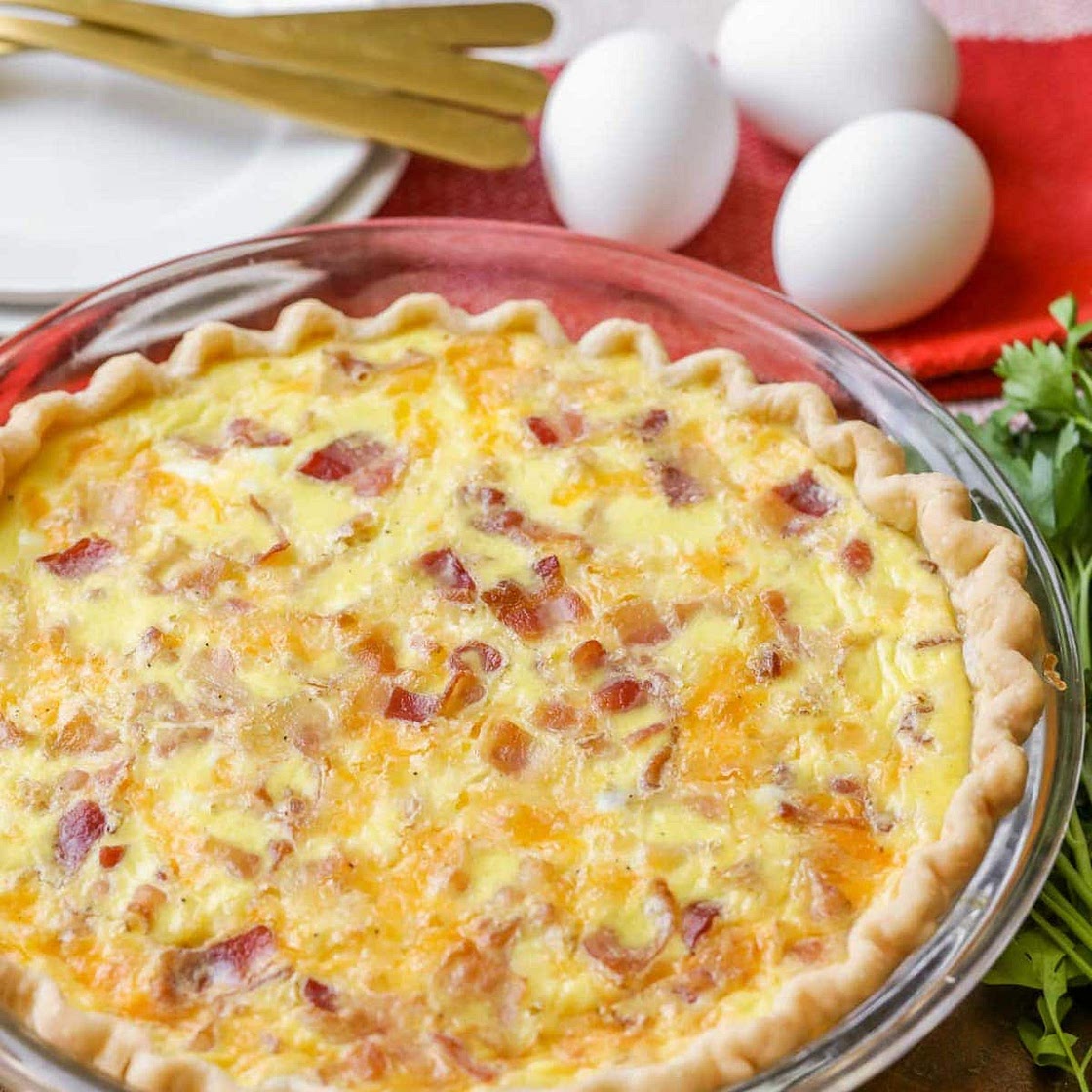 Bacon and Cheese Quiche Recipe