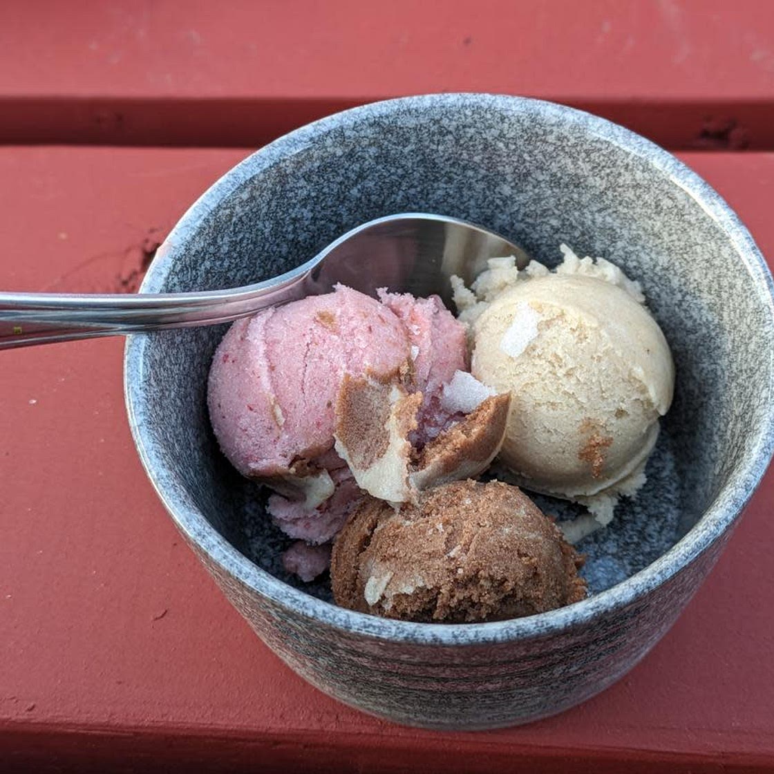 Neapolitan Banana Ice Cream